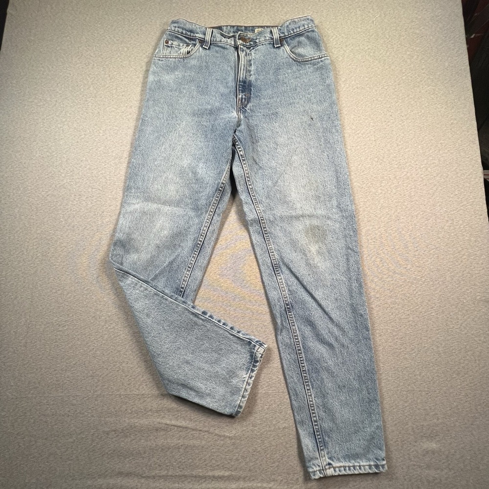Women's Vintage Levis 550 Relaxed Fit Tapered Mom Jeans W30 Long Made in USA